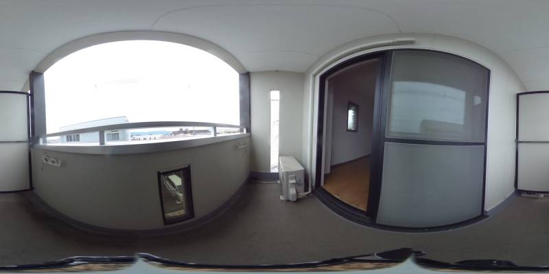 パノラマ画像バルコニー