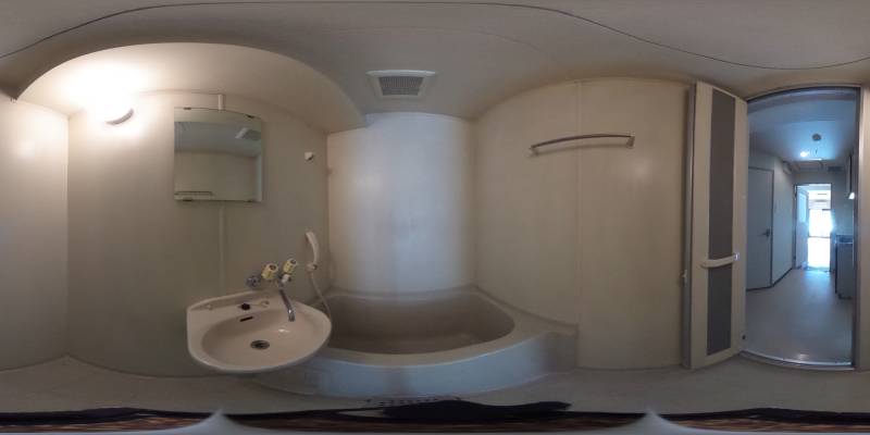 パノラマ画像バスルーム