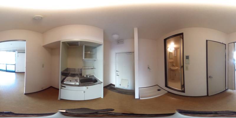 パノラマ画像キッチン