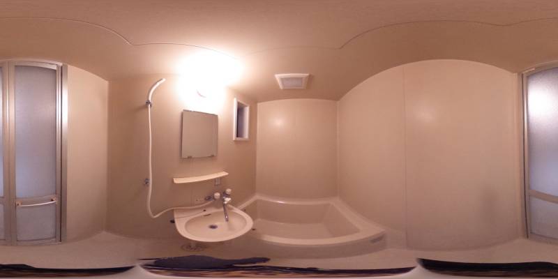 パノラマ画像バスルーム