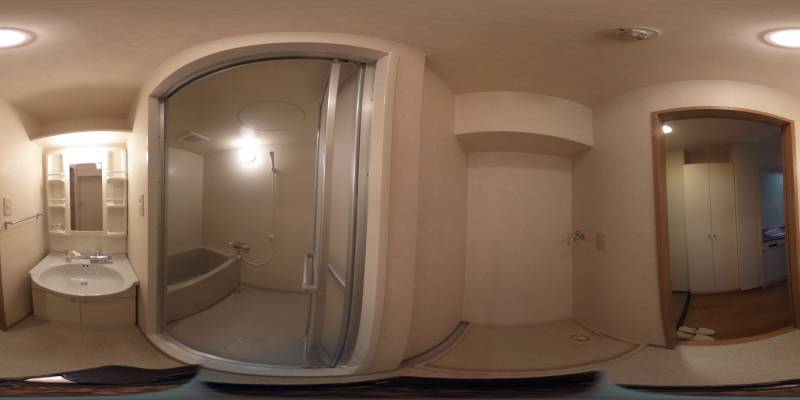 パノラマ画像洗面所