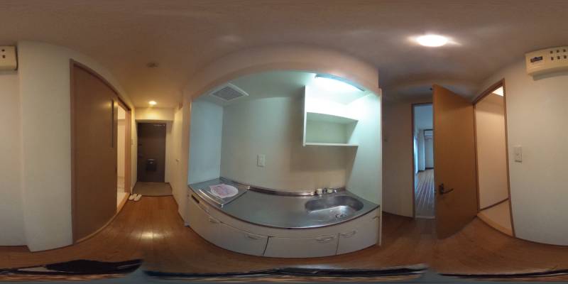 パノラマ画像キッチン