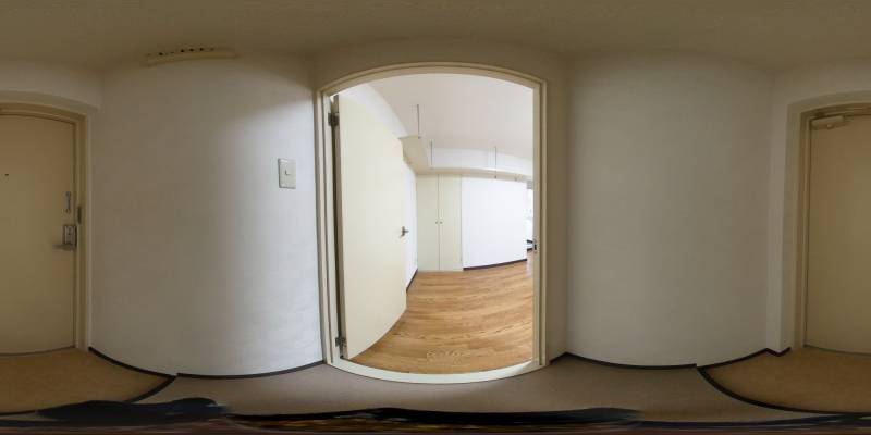 パノラマ画像玄関