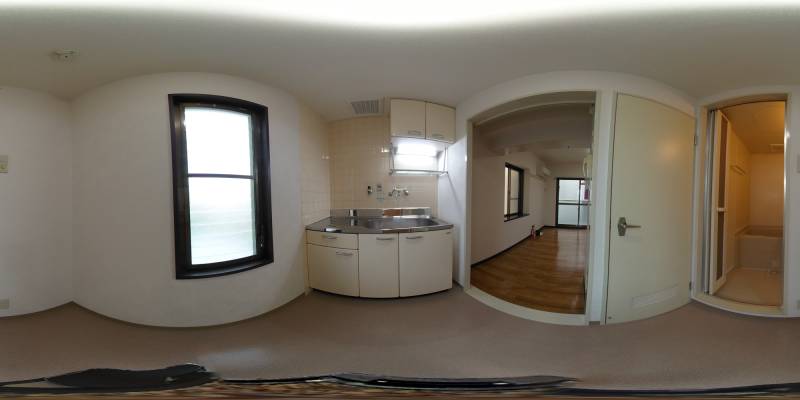 パノラマ画像キッチン