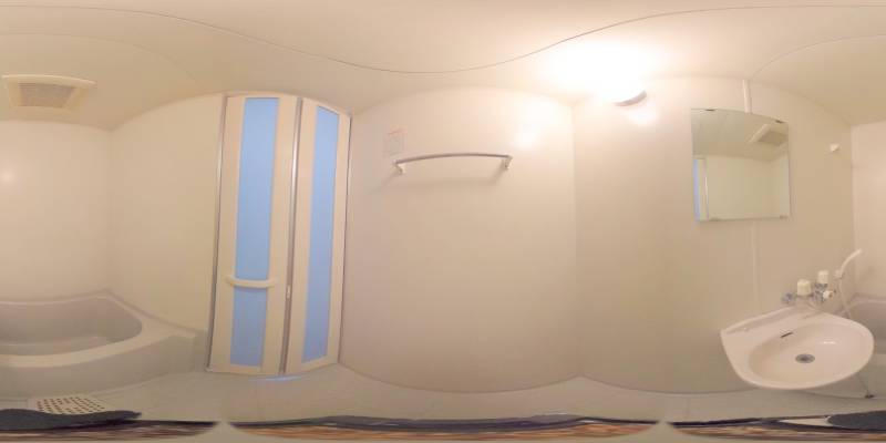 パノラマ画像バスルーム
