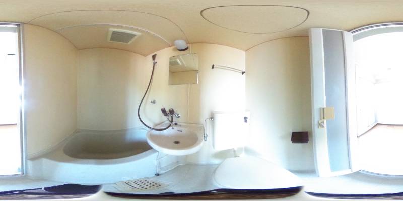 パノラマ画像バスルーム