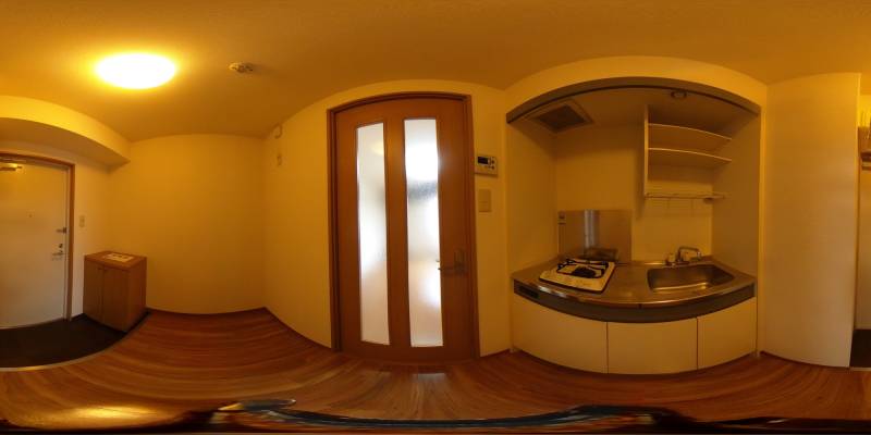 パノラマ画像キッチン