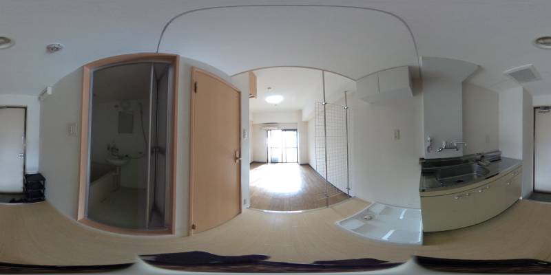 パノラマ画像キッチン