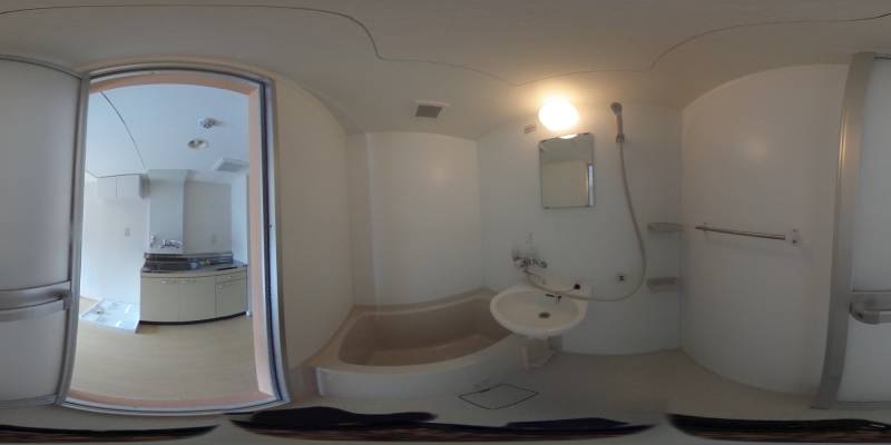 パノラマ画像バスルーム