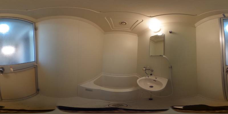パノラマ画像バスルーム