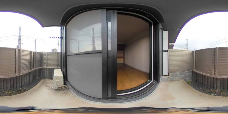 パノラマ画像バルコニー