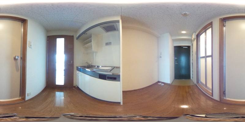 パノラマ画像キッチン