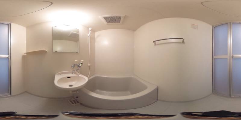 パノラマ画像バスルーム