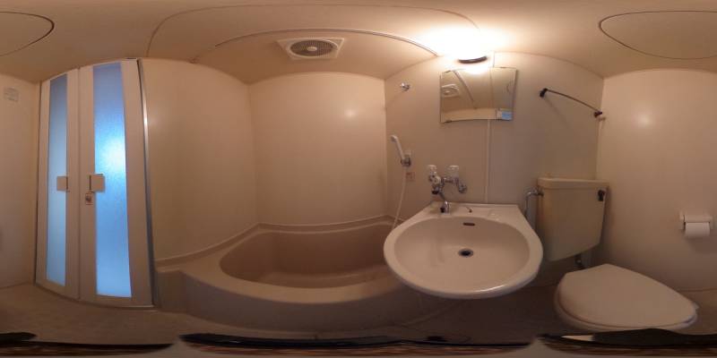 パノラマ画像バスルーム