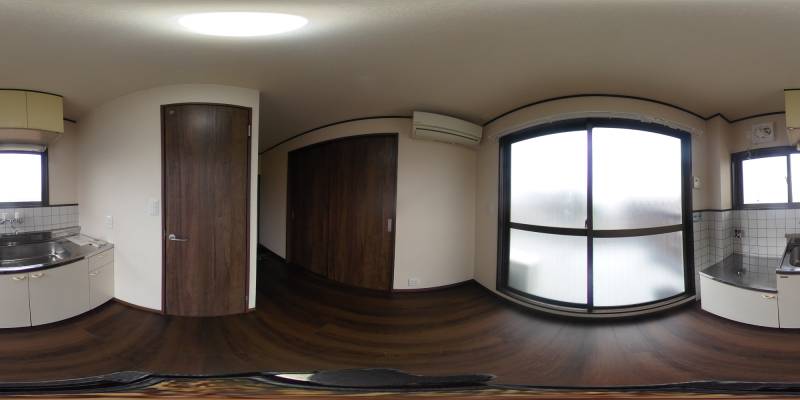 パノラマ画像キッチン