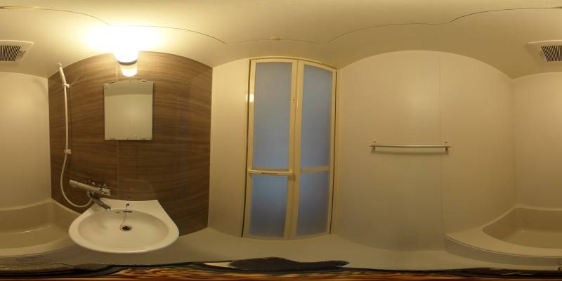 パノラマ画像バスルーム