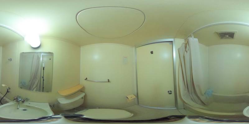 パノラマ画像バスルーム