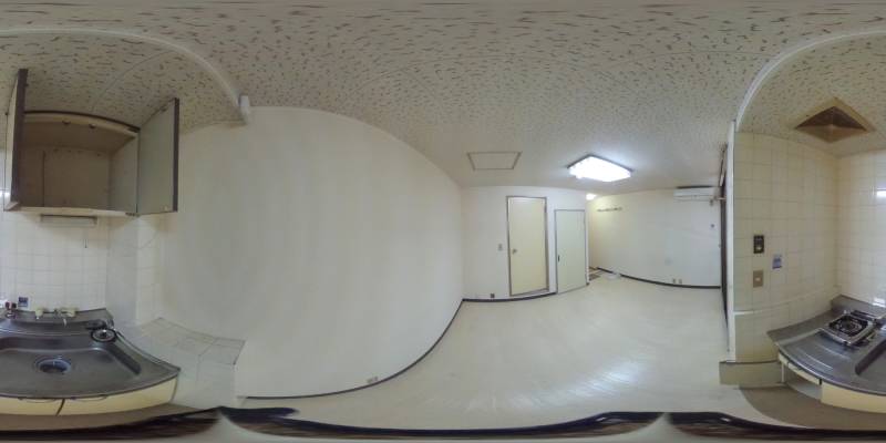 パノラマ画像キッチン