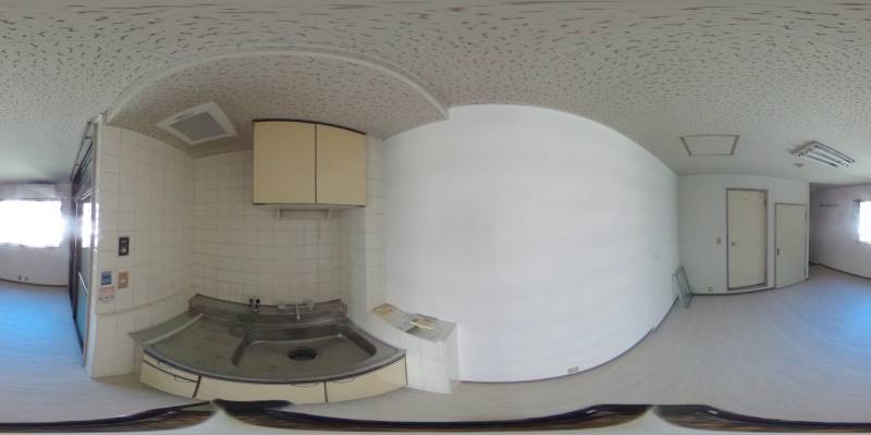 パノラマ画像キッチン