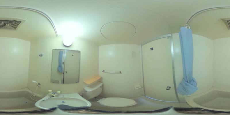 パノラマ画像バスルーム