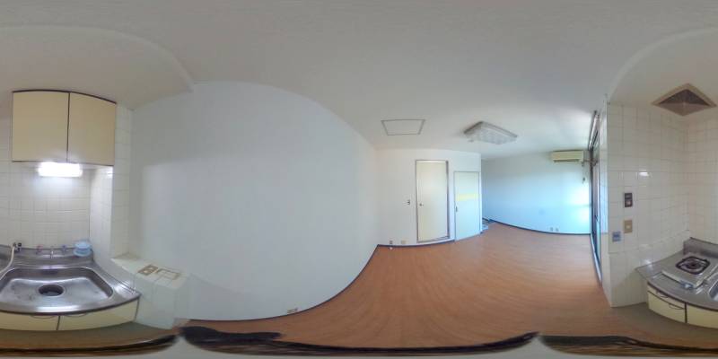 パノラマ画像キッチン