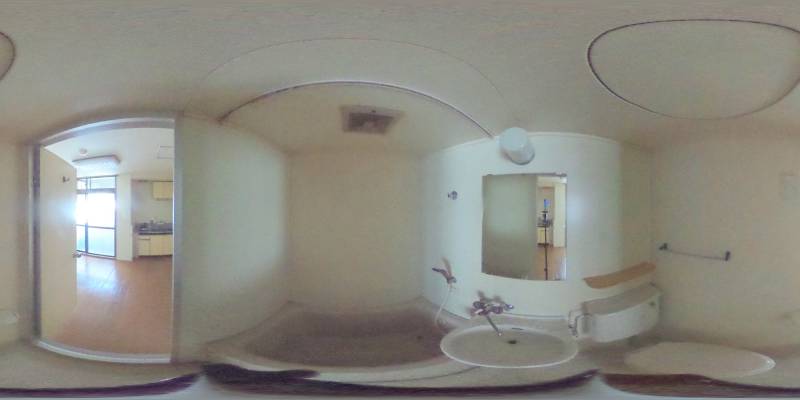 パノラマ画像バスルーム