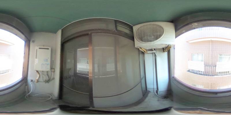 パノラマ画像バルコニー