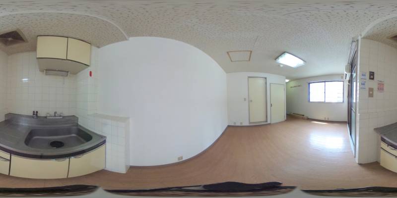 パノラマ画像キッチン