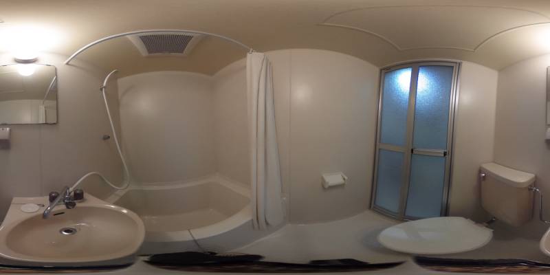 パノラマ画像バスルーム