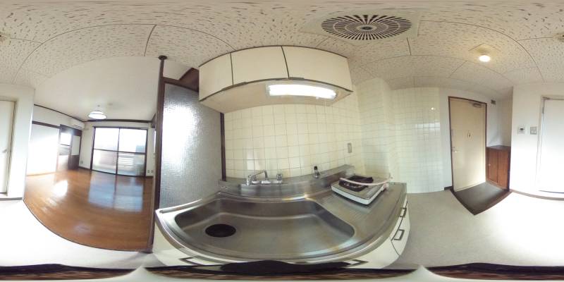 パノラマ画像キッチン