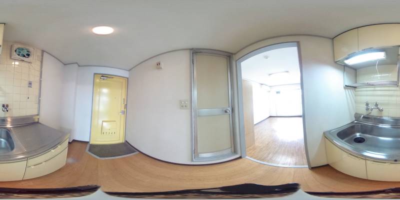 パノラマ画像キッチン