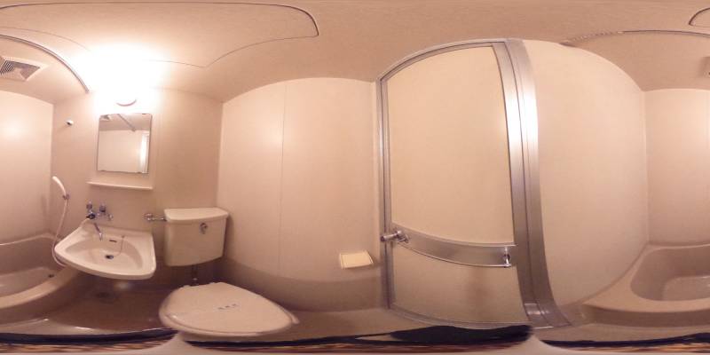 パノラマ画像バスルーム