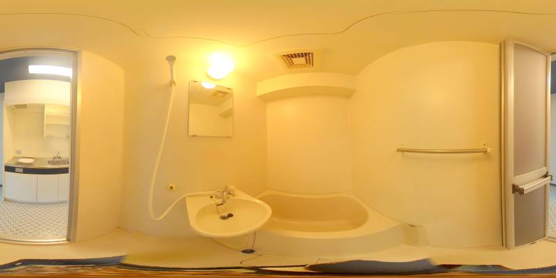 パノラマ画像バスルーム