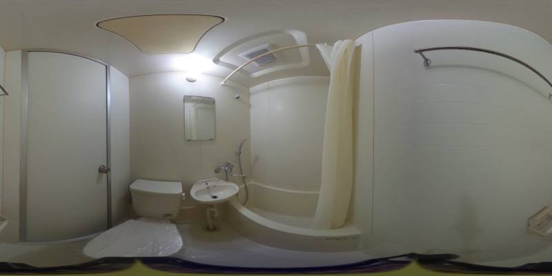 パノラマ画像バスルーム