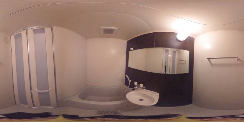 パノラマ画像バスルーム