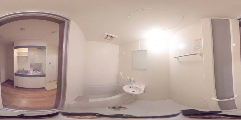 パノラマ画像バスルーム