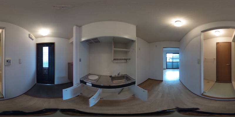 パノラマ画像キッチン