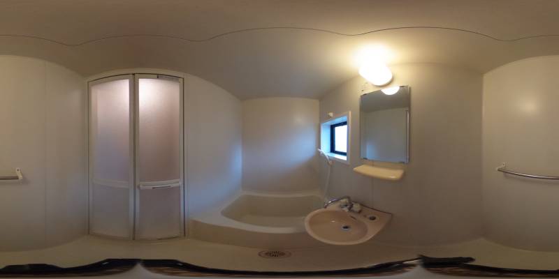 パノラマ画像バスルーム