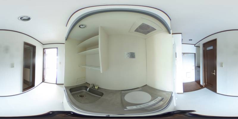 パノラマ画像キッチン