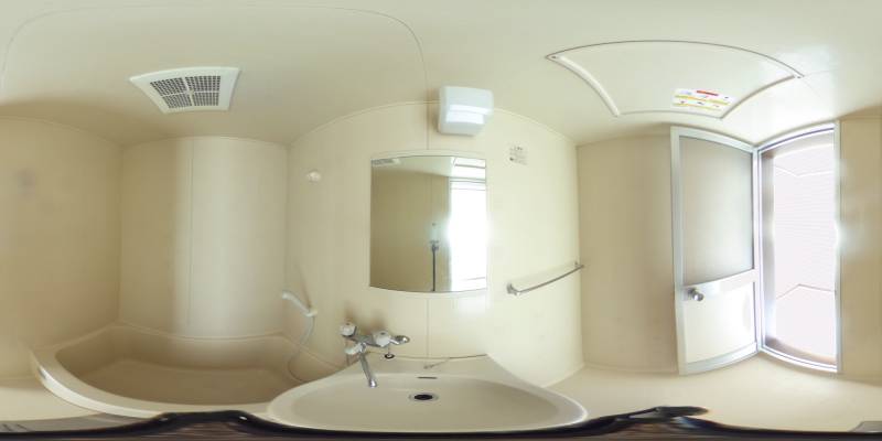 パノラマ画像洗面所