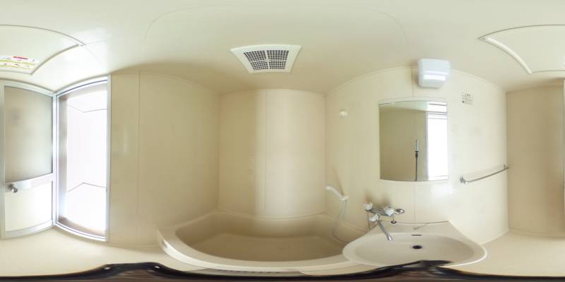 パノラマ画像バスルーム