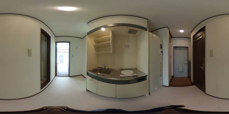 パノラマ画像キッチン