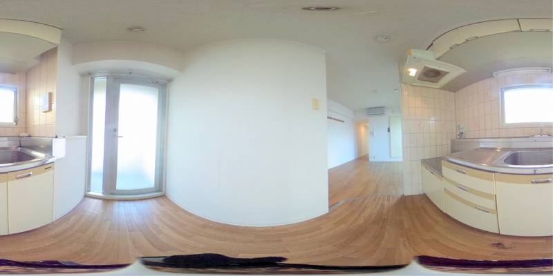 パノラマ画像キッチン