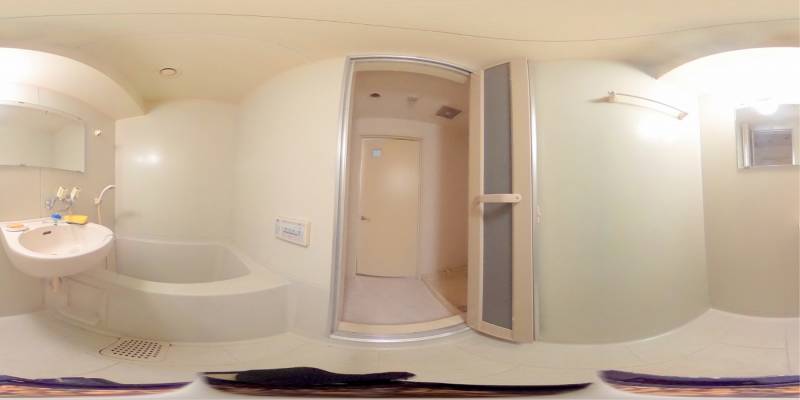 パノラマ画像バスルーム