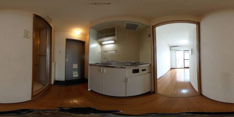 パノラマ画像キッチン