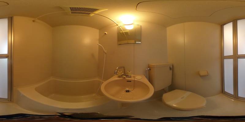 パノラマ画像バスルーム