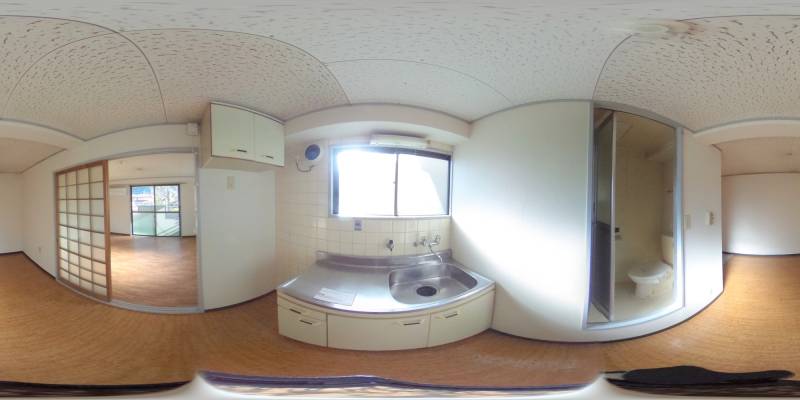 パノラマ画像キッチン
