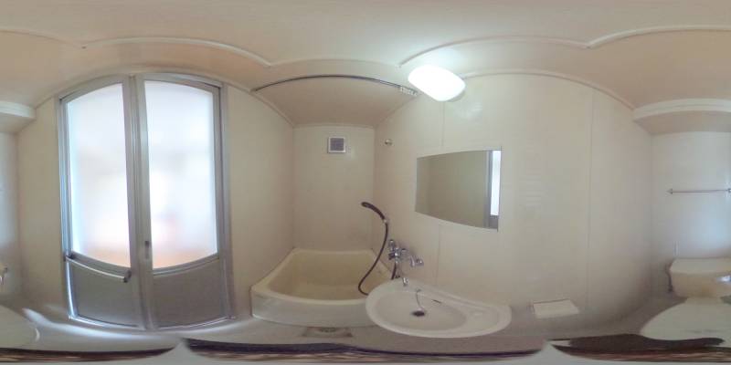 パノラマ画像バスルーム