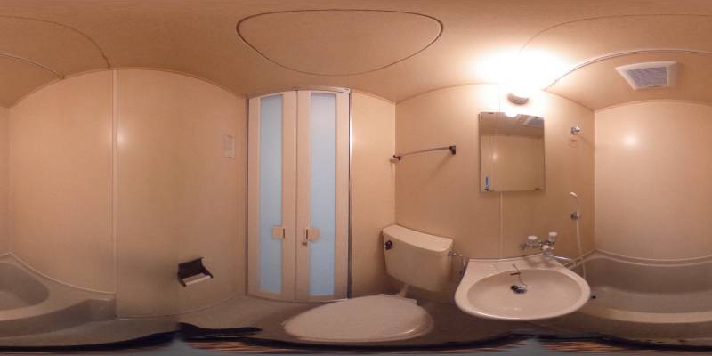 パノラマ画像バスルーム