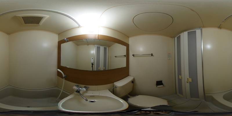 パノラマ画像バスルーム